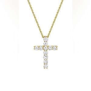 DIAMOND CROSS NECKLACE